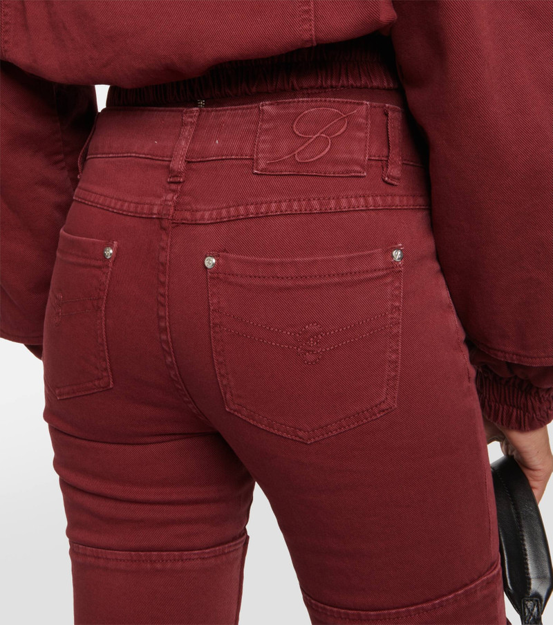 buckle-embellished cut-out jeans 6