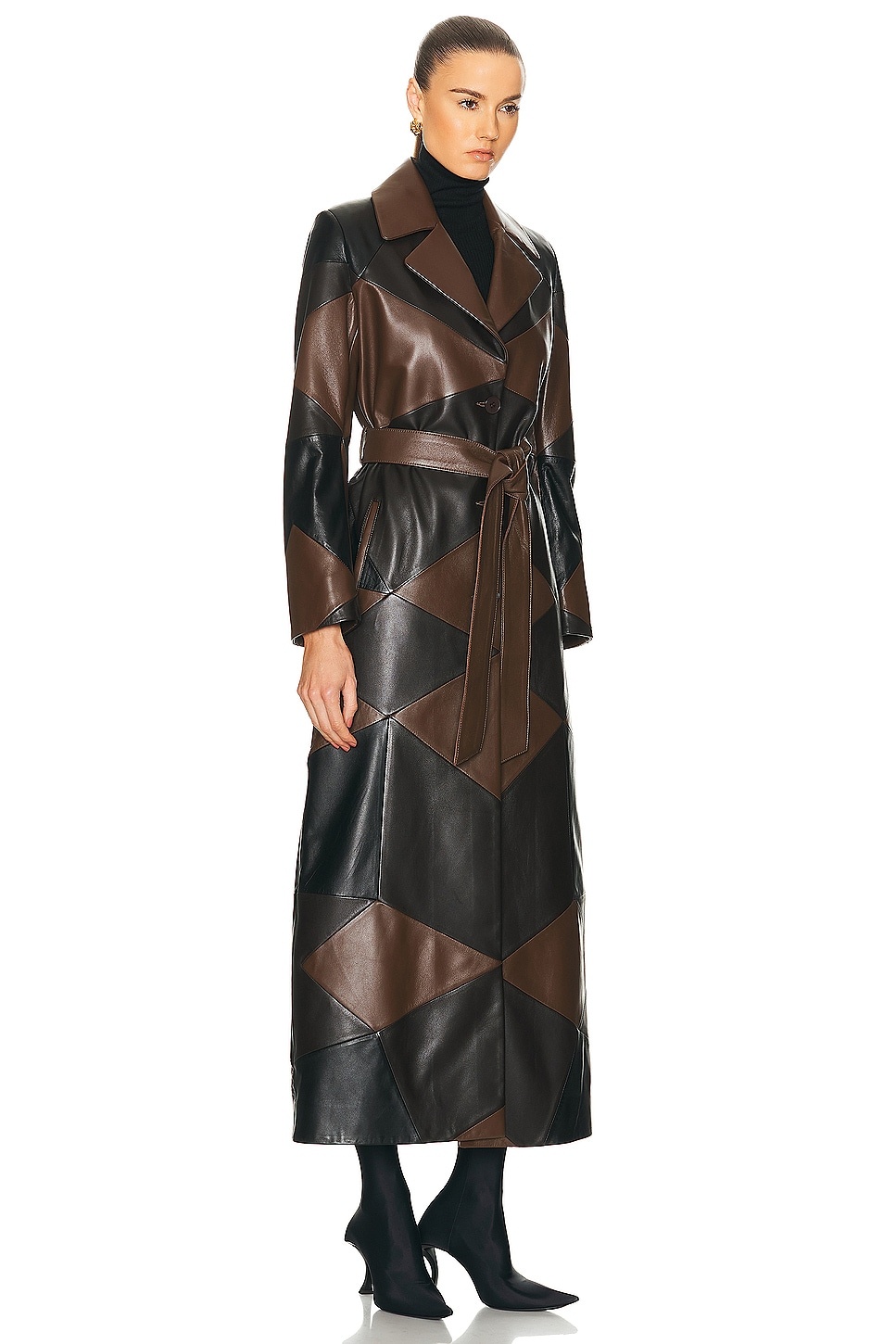 for FWRD Sonja Patchwork Trench Coat - 2