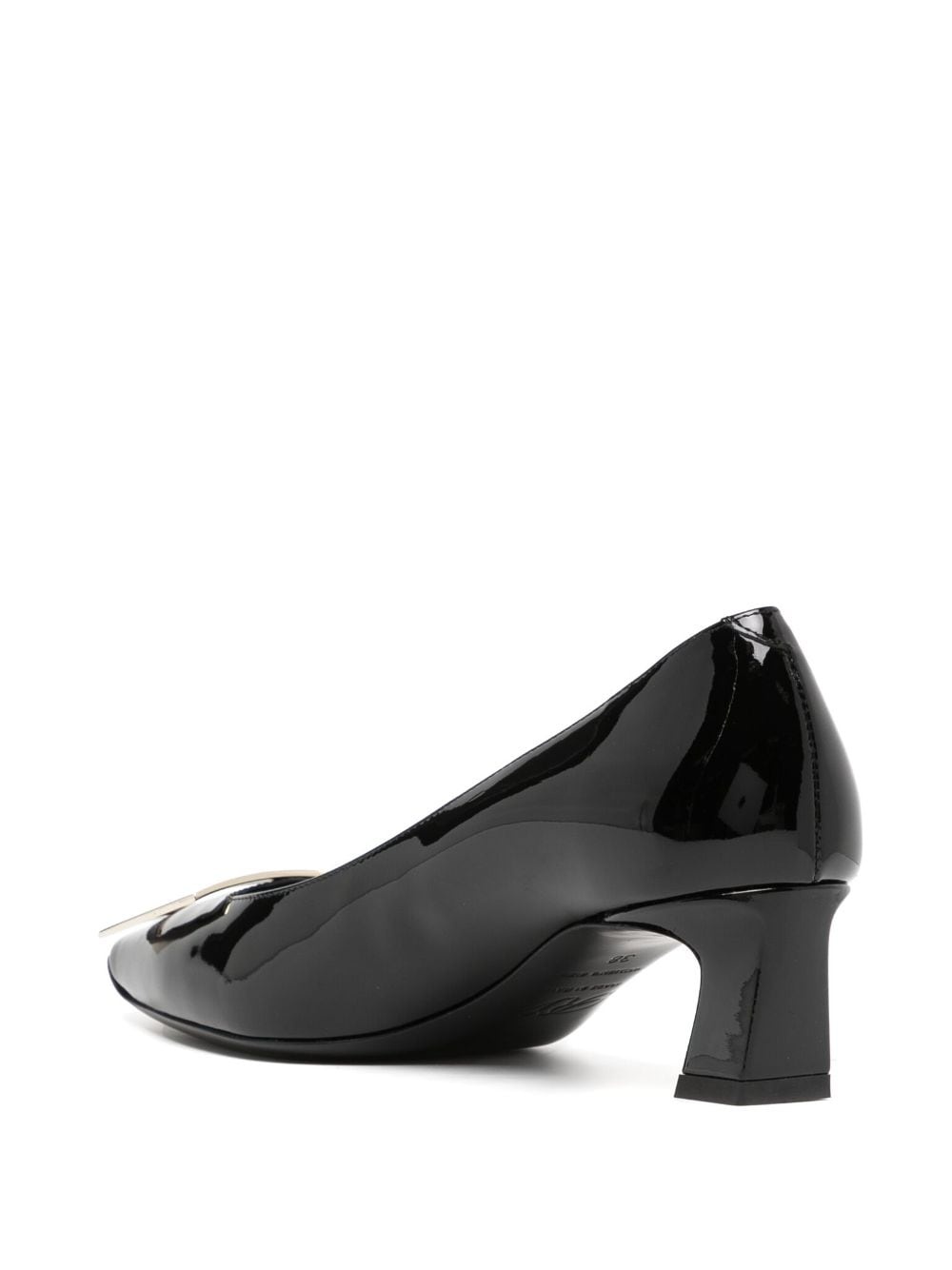 buckle-detail patent leather pumps - 3