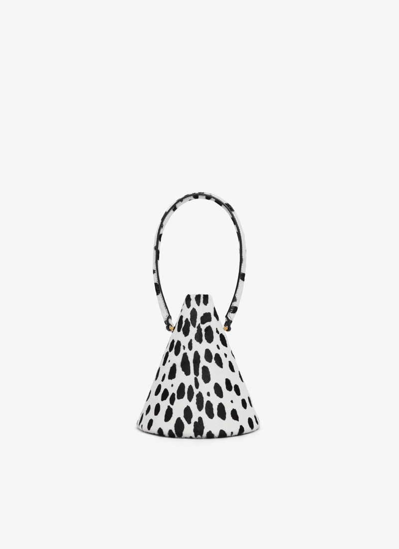 CONE MINAUDIERE IN PONY DOTS HAIRCALF 3