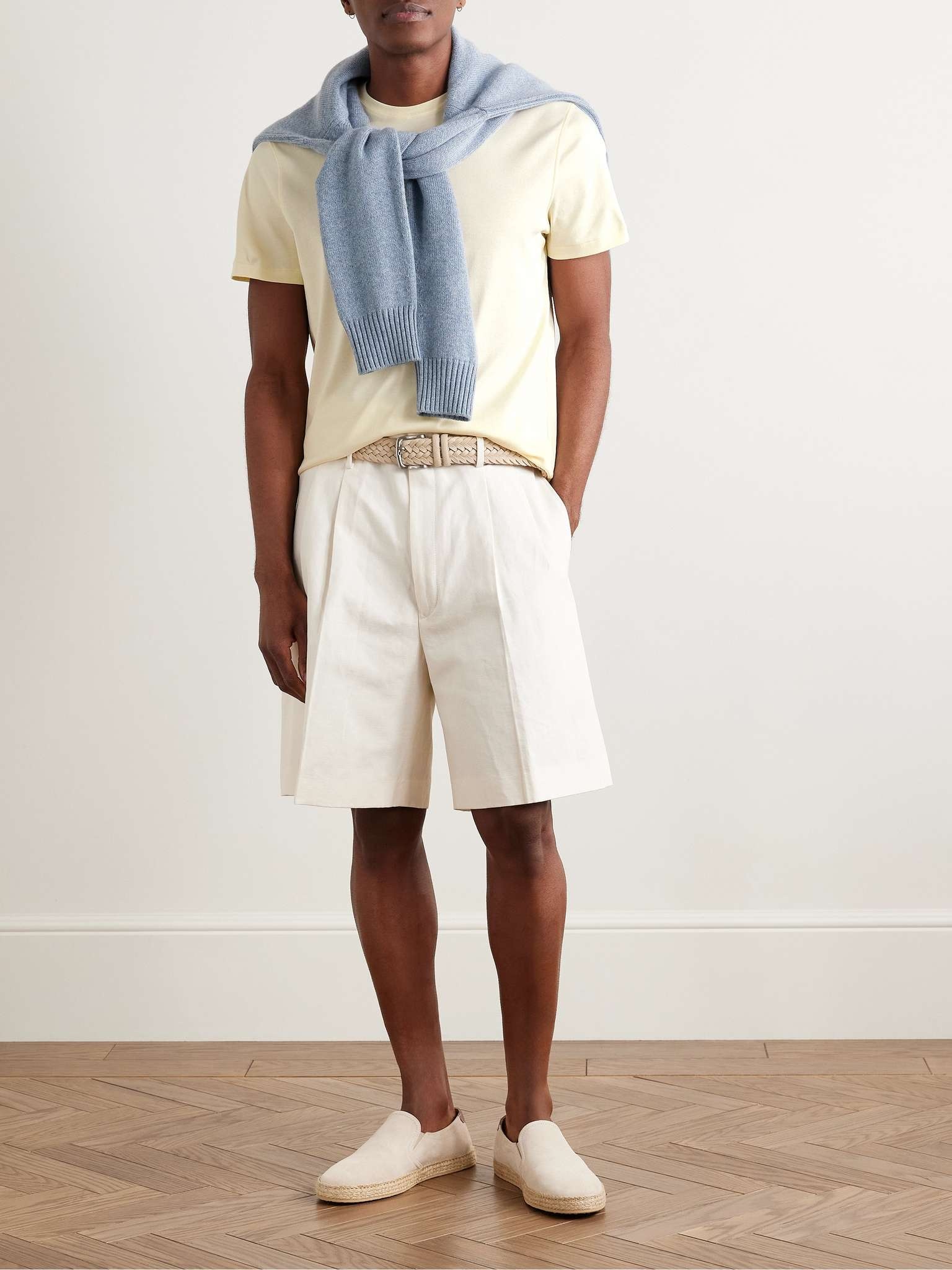 Slim-Fit Cotton-Interlock T-Shirt - 2