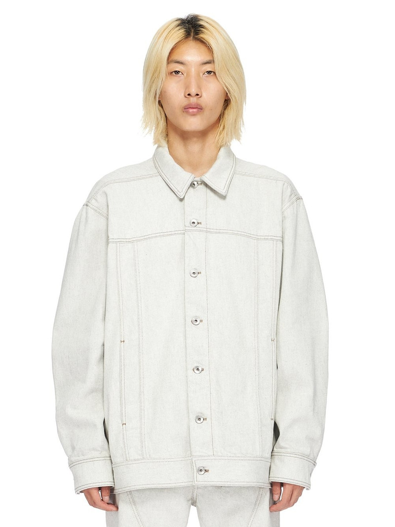 strap-detail lightweight jacket - 1