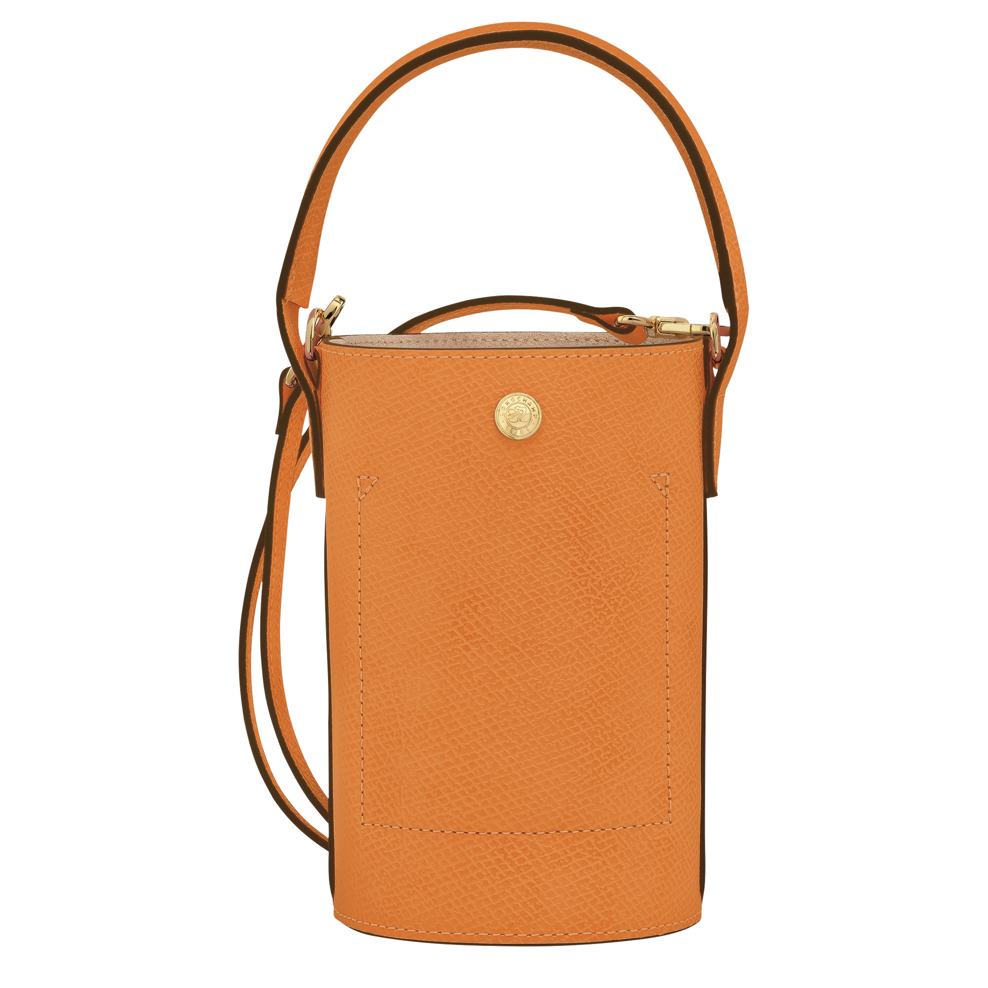 Épure XS Crossbody bag Apricot - Leather - 3