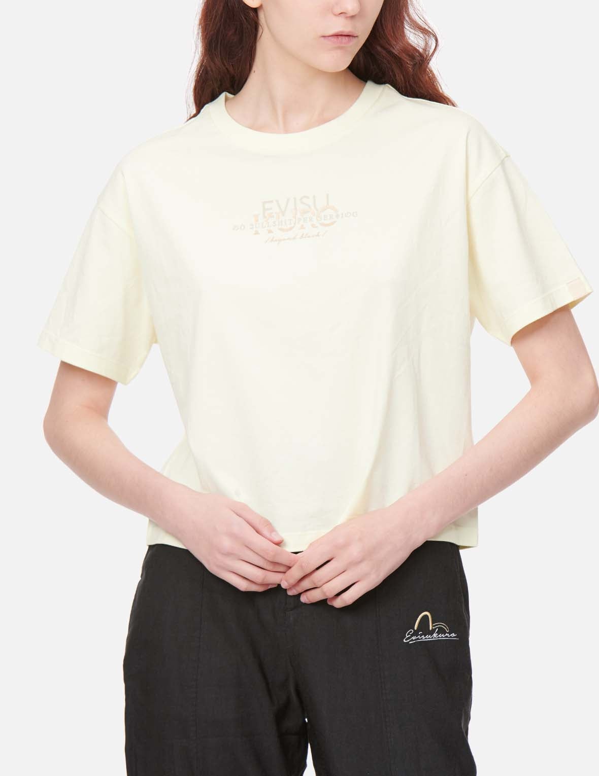 Kamon Print Drop-shoulder T-shirt - 4