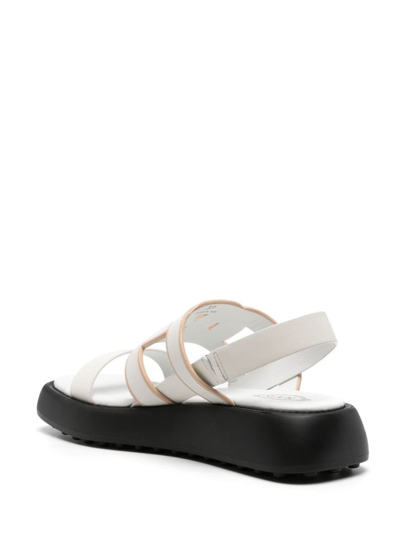 cut-out leather sandals 3