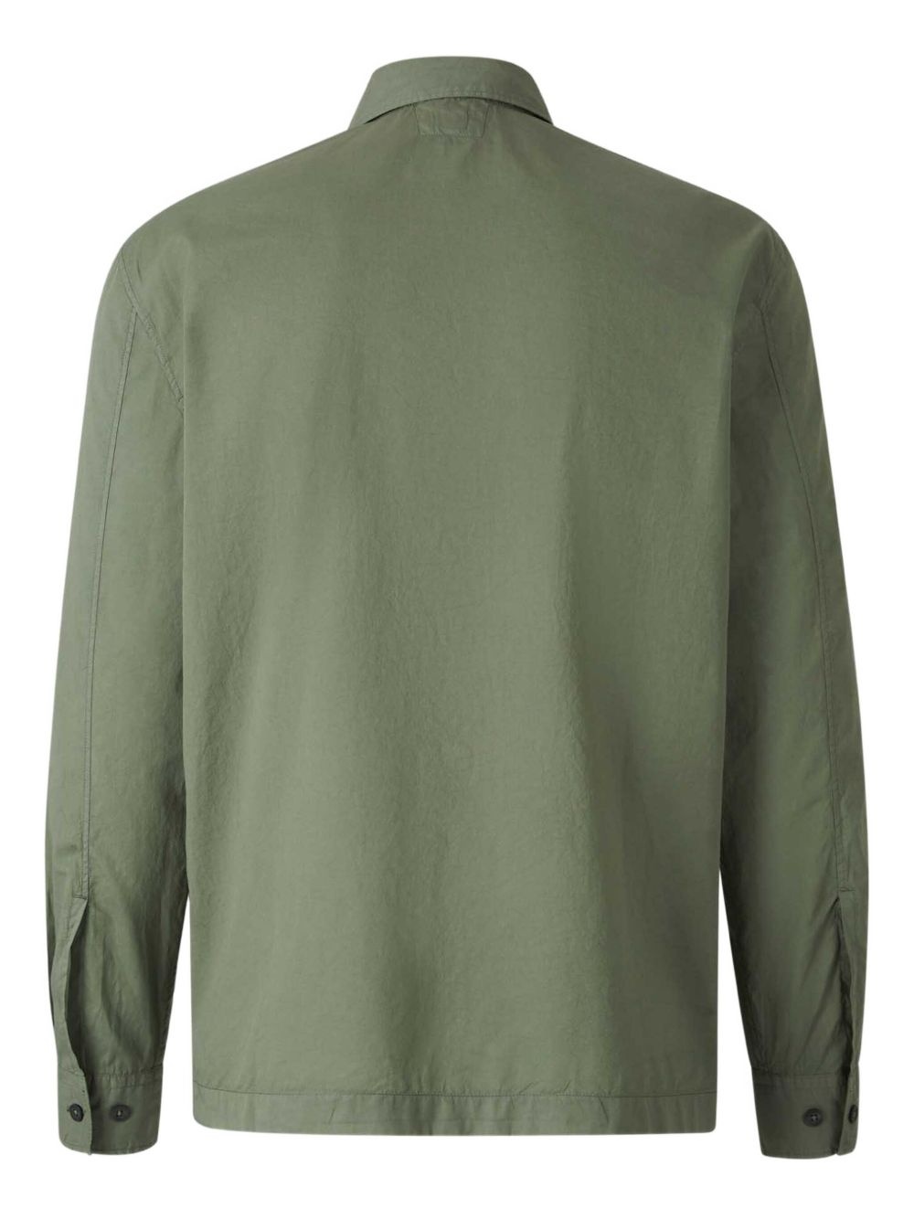 logo-print shirt jacket - 2