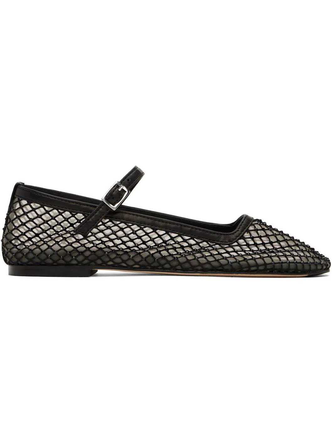 Black Vanita Ballerina Flats - 1