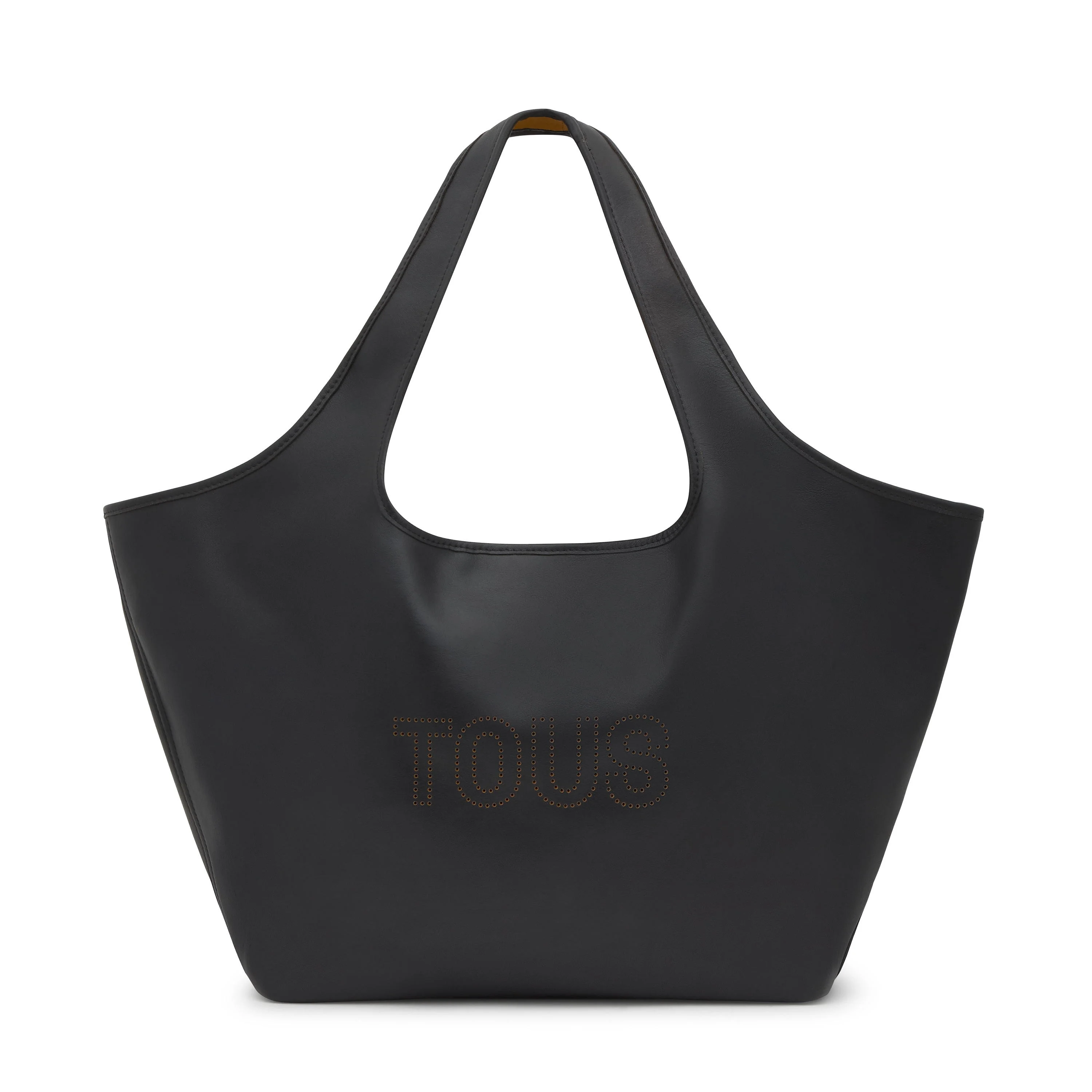 Large black leather Tote bag TOUS Lirio - 1