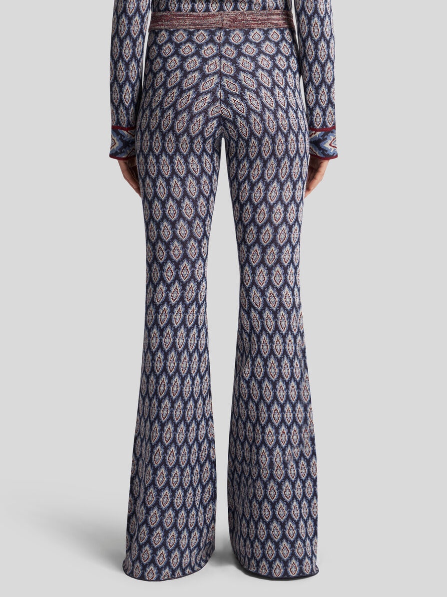 KNIT JACQUARD TROUSERS - 5