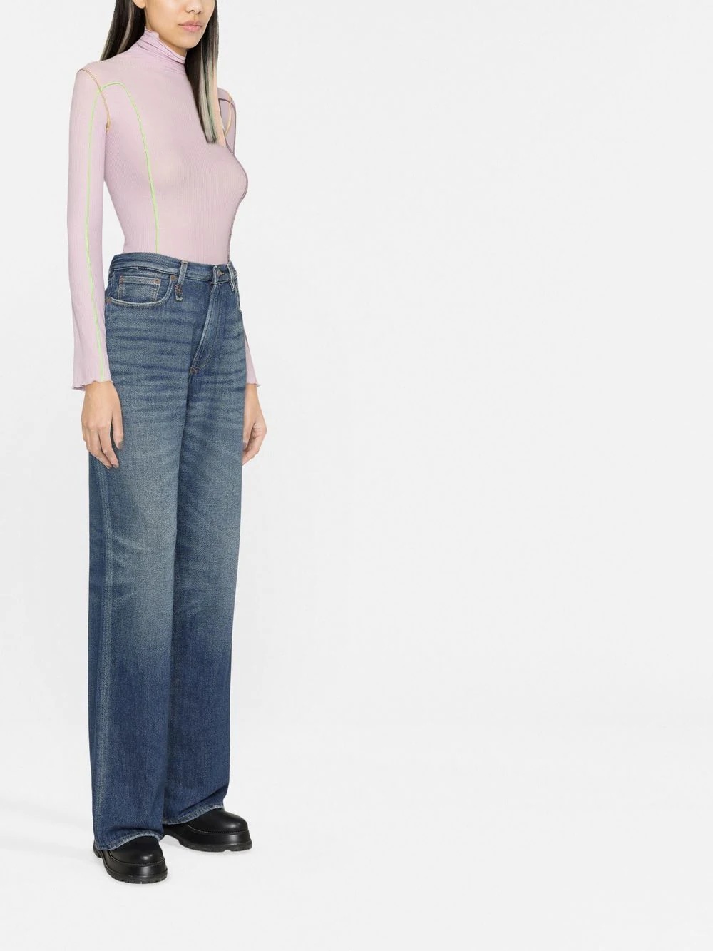 wide-leg jeans - 3