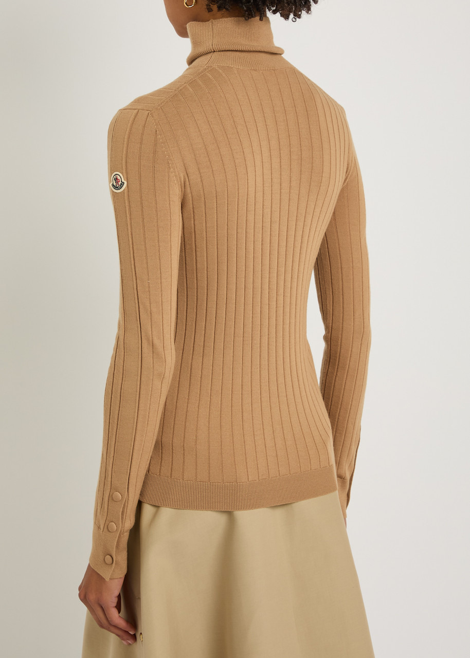 Moncler Ribbed Wool and Cashmere-blend top - 3