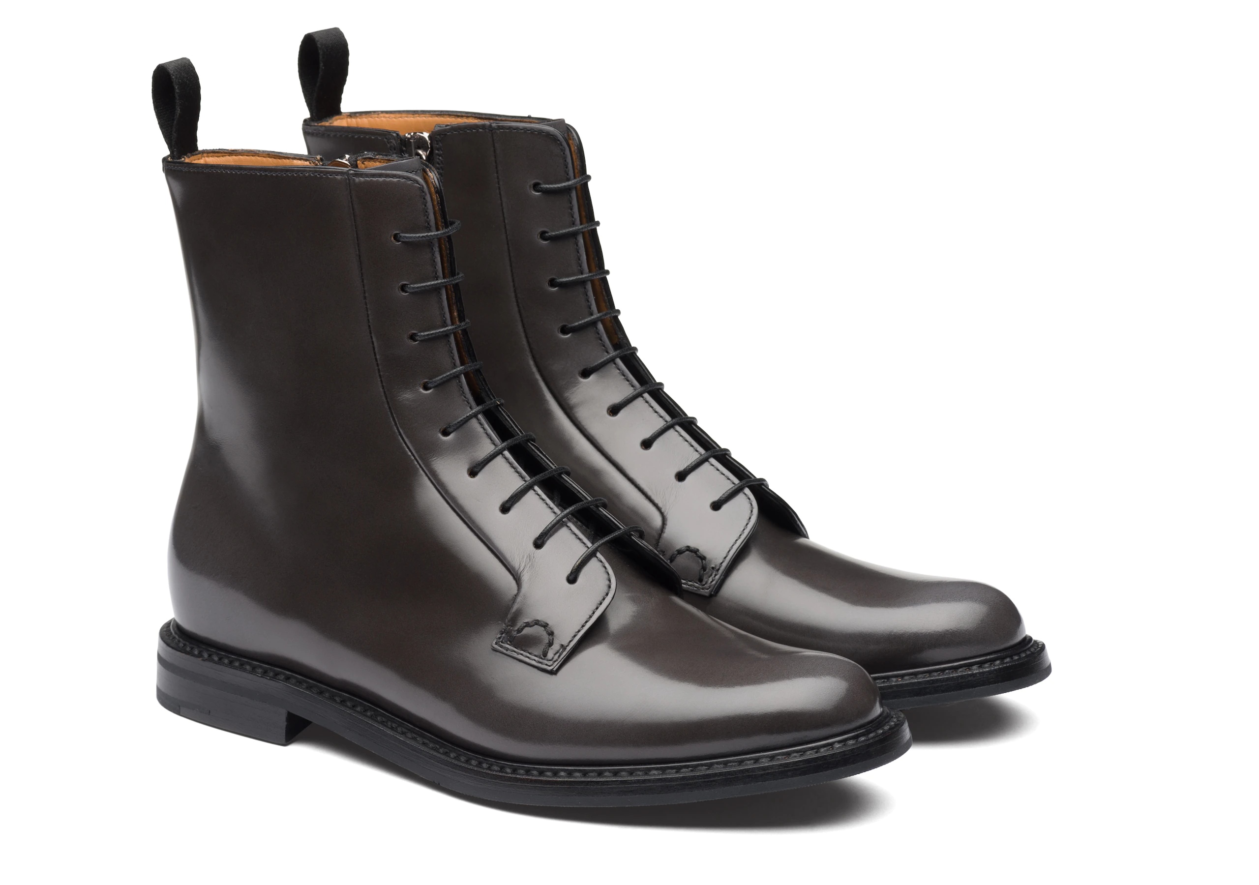 Alexandra
Polished Binder Lace Up Boot Asphalt - 2