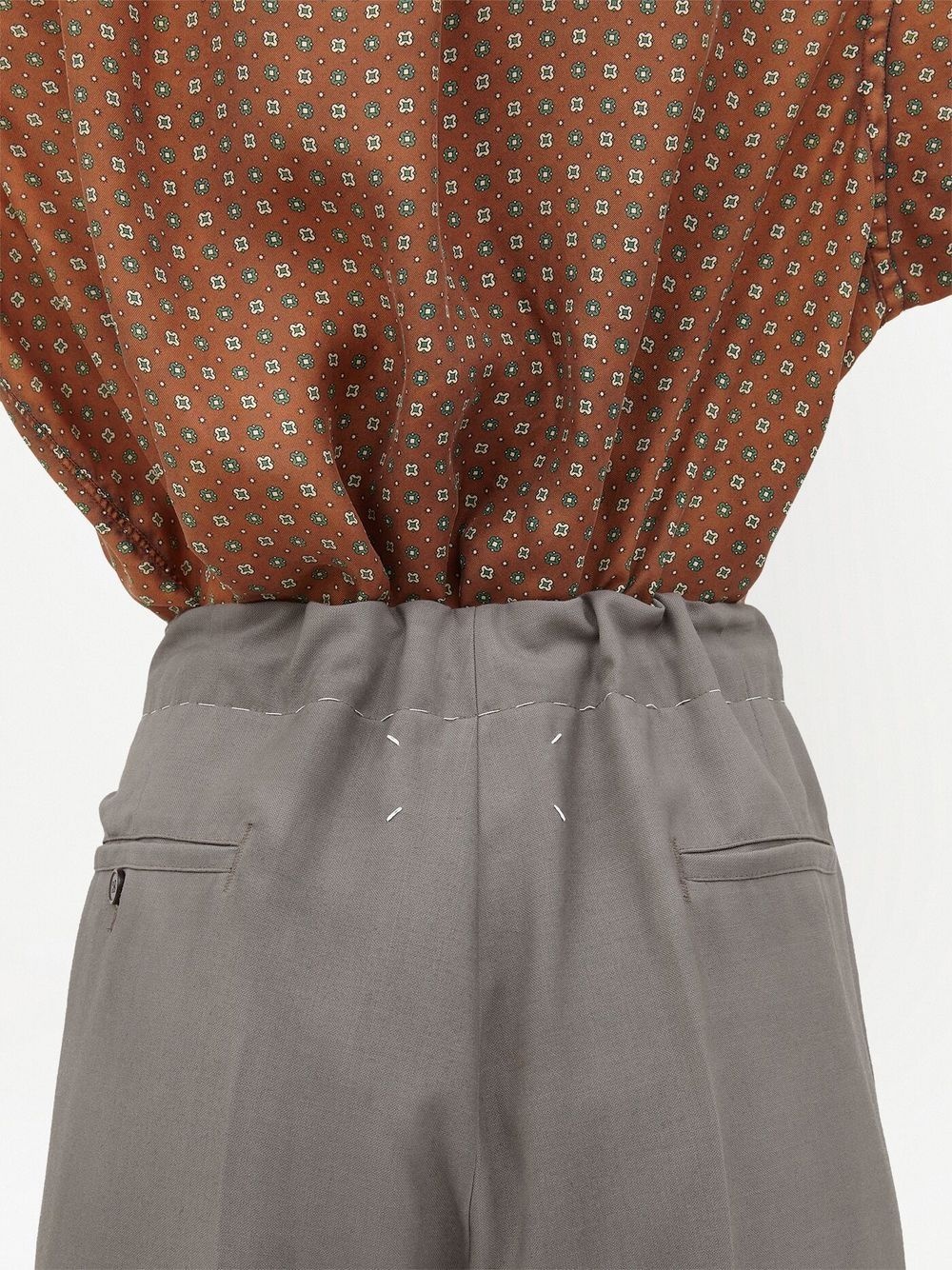 high-waisted wide-leg pants - 6