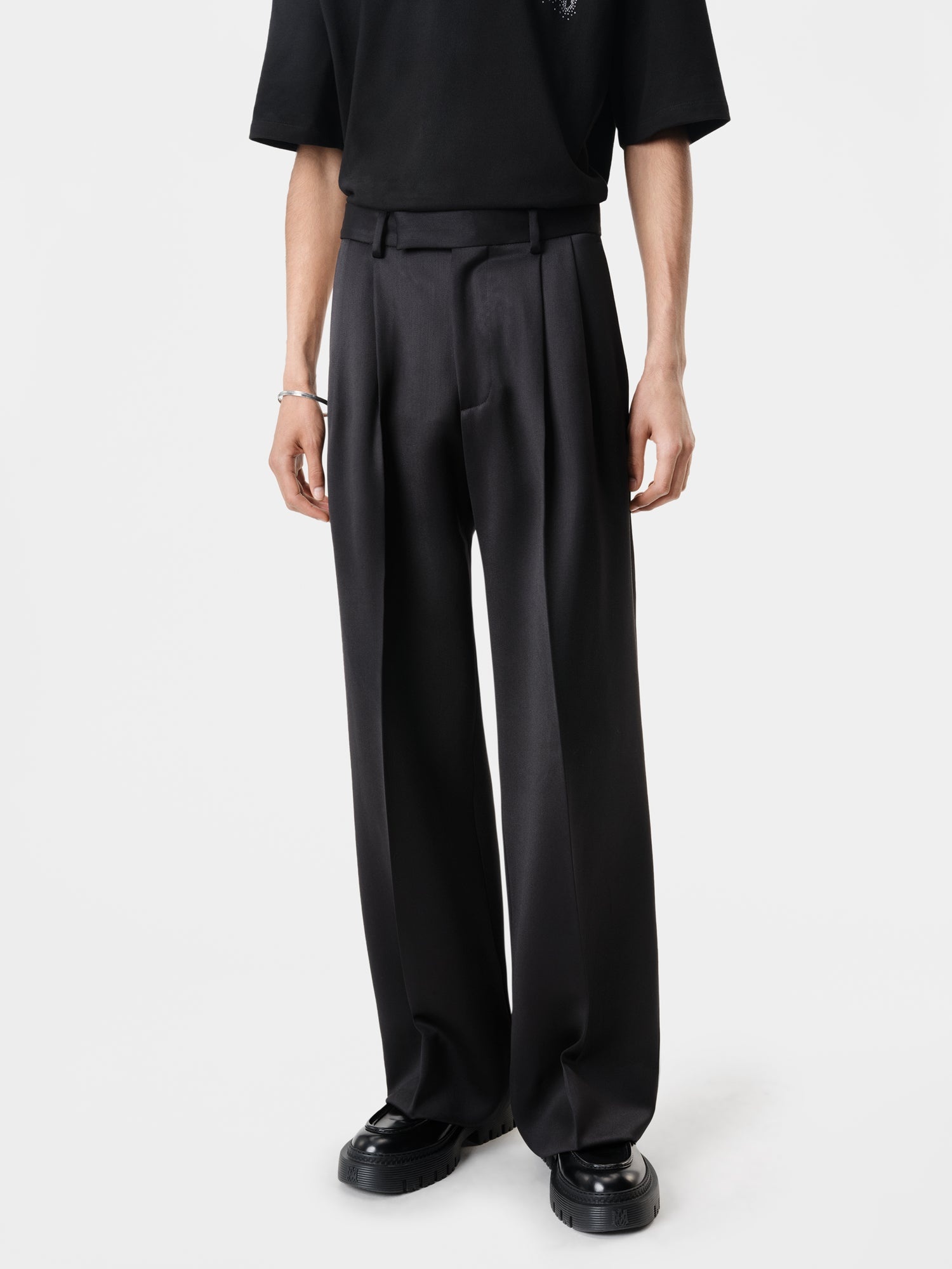 DOUBLE PLEATED PANT - 4