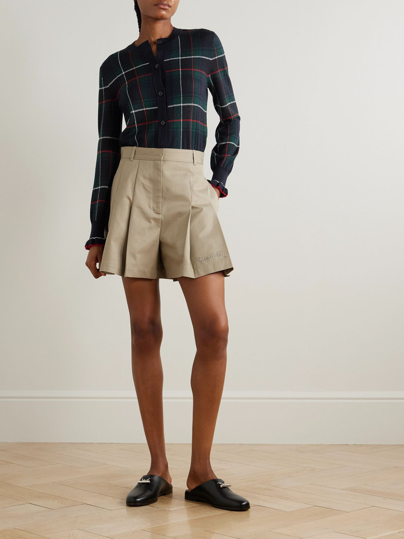 Alexander McQueen Checked wool cardigan Multi outlook
