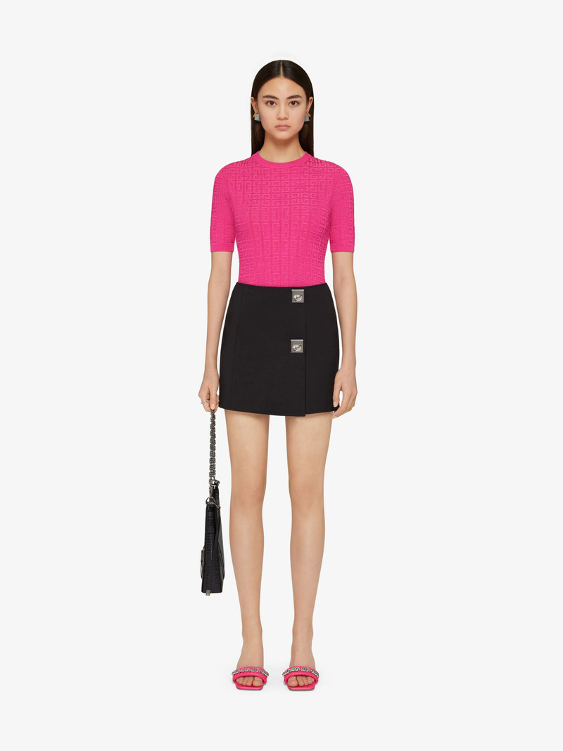Givenchy SKIRT IN TECHNICAL FIBRE WITH G LOCK BUCKLES outlook