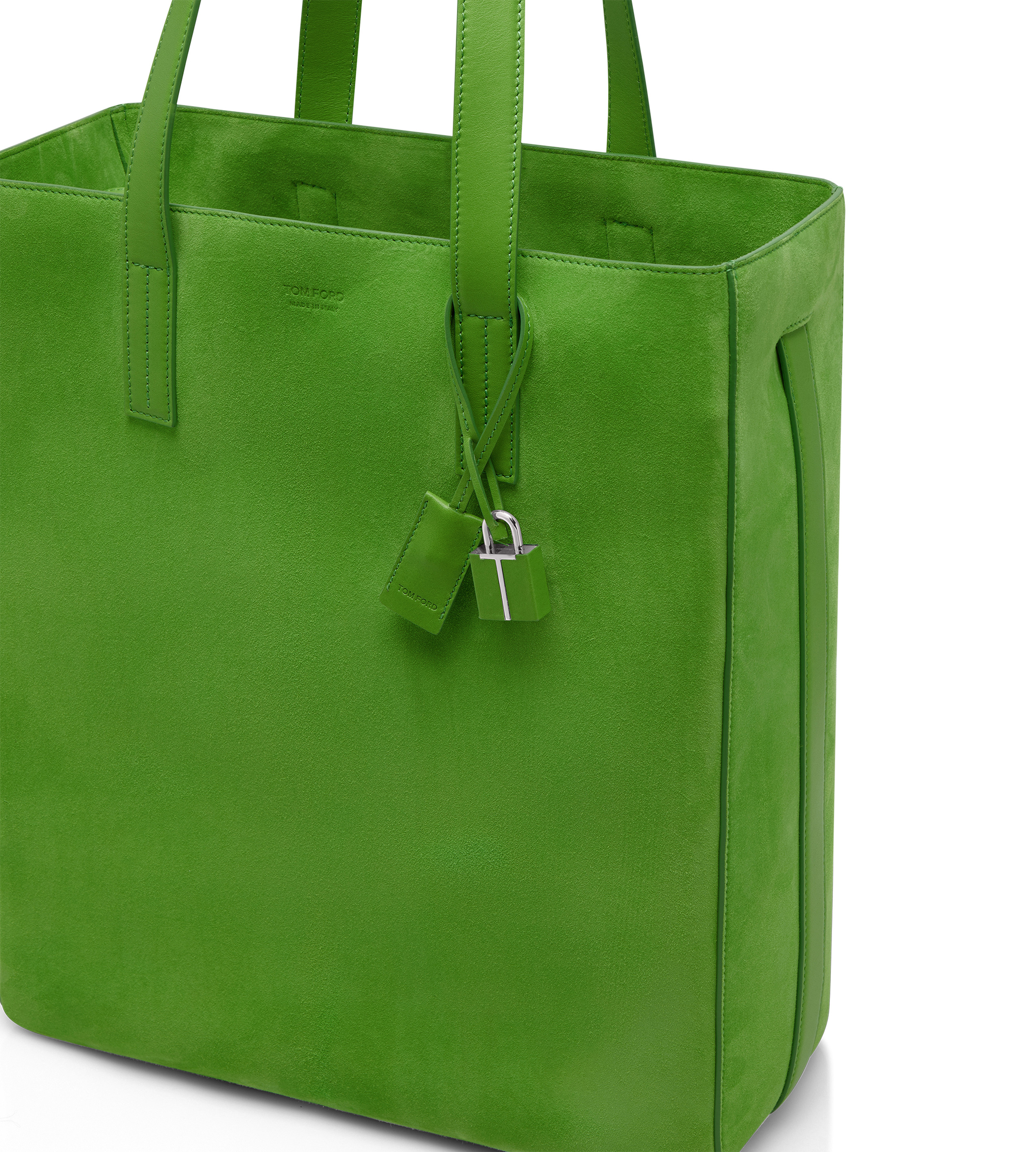 CASHMERE SUEDE NORTH SOUTH TOTE - 5