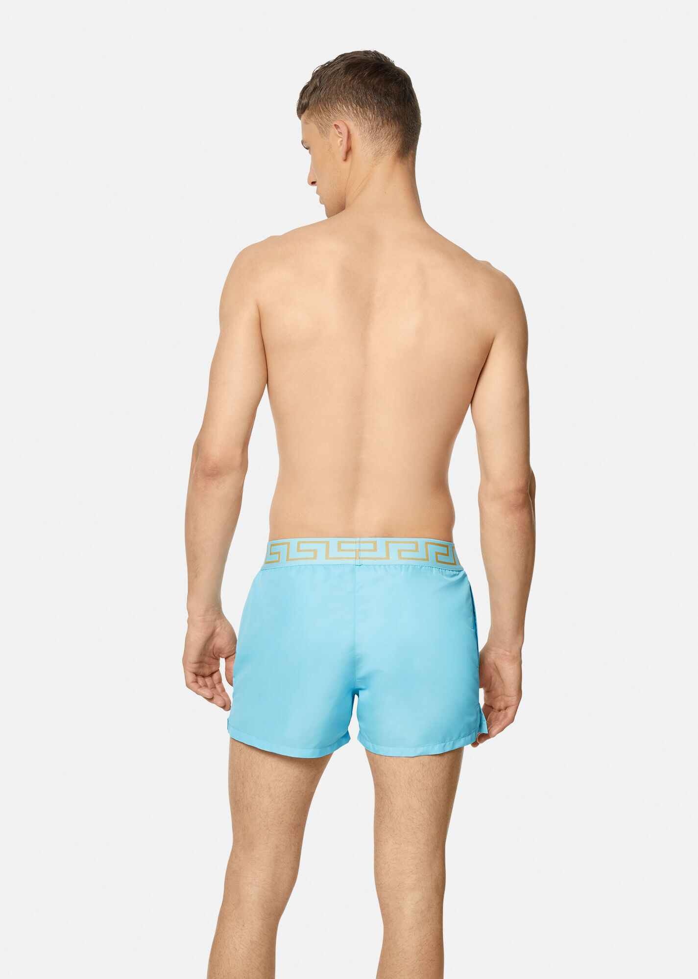 Greca Border Short Swim Shorts - 3