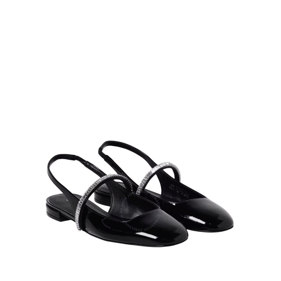 Stuart Weitzman Stefanie Patent Slngback Ballet Flats - 2