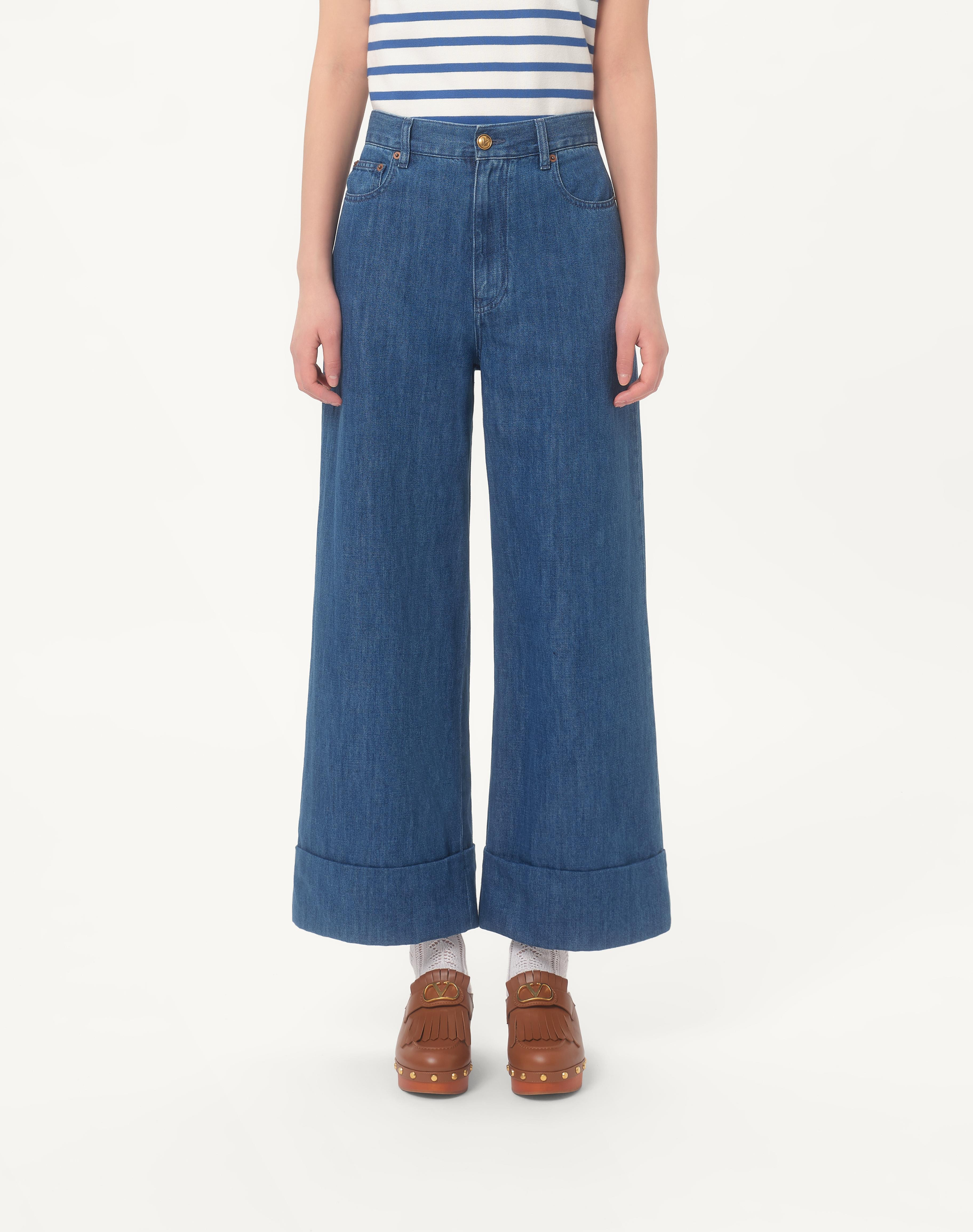 LIGHTWEIGHT DENIM PANTS - 3