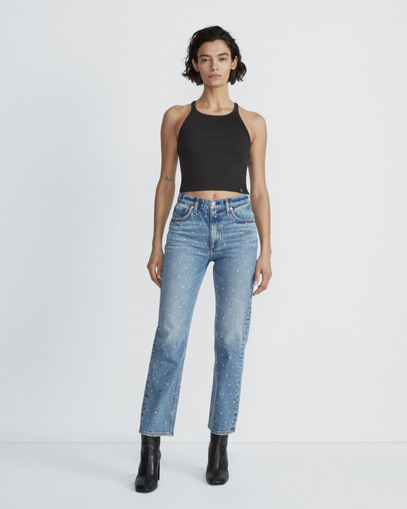 rag & bone Harlow Straight - Everly Jeweled
Mid-Rise Vintage Stretch Jean outlook