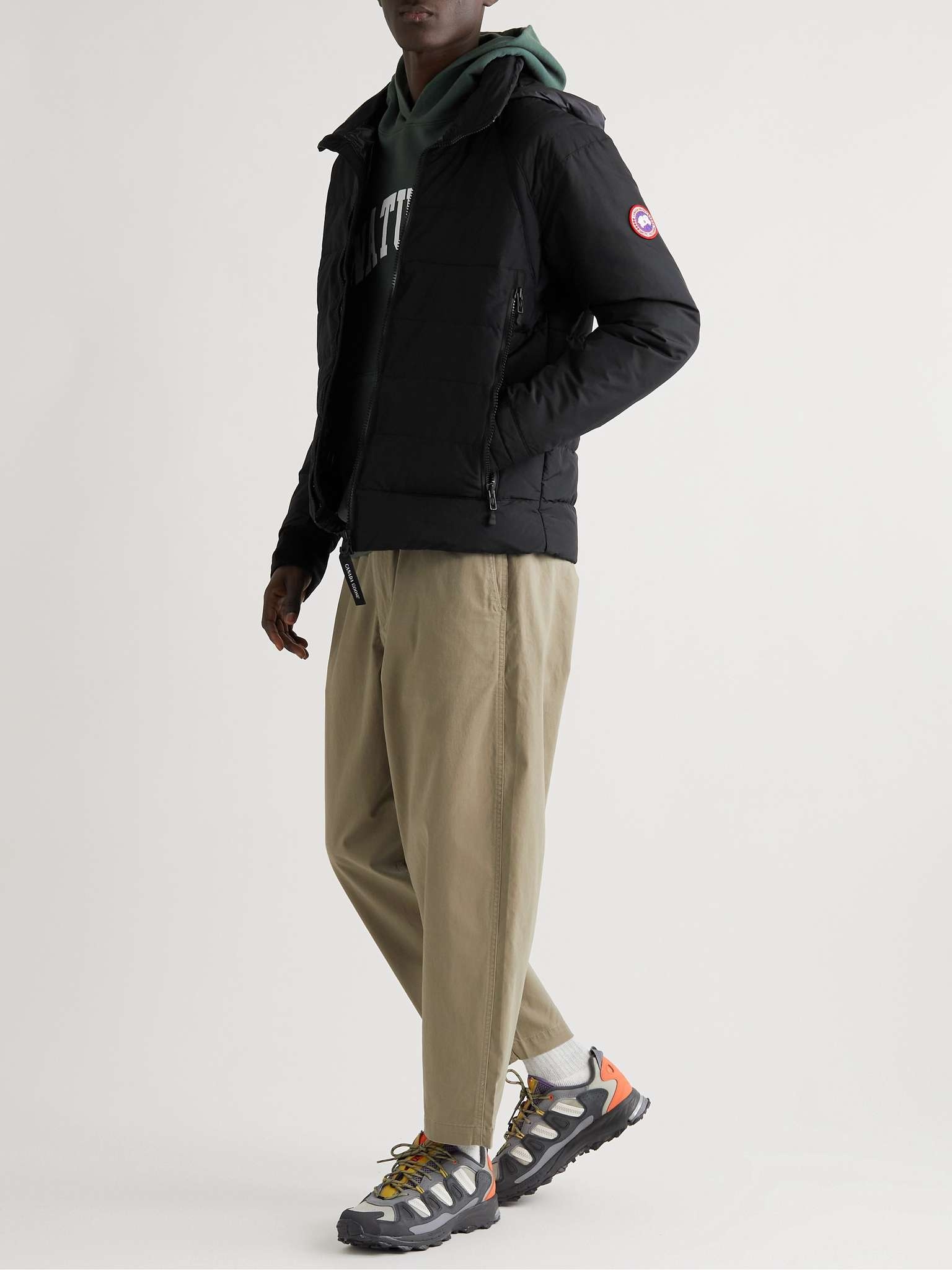 HyBridge Quilted Nylon Hooded Down Jacket - 3