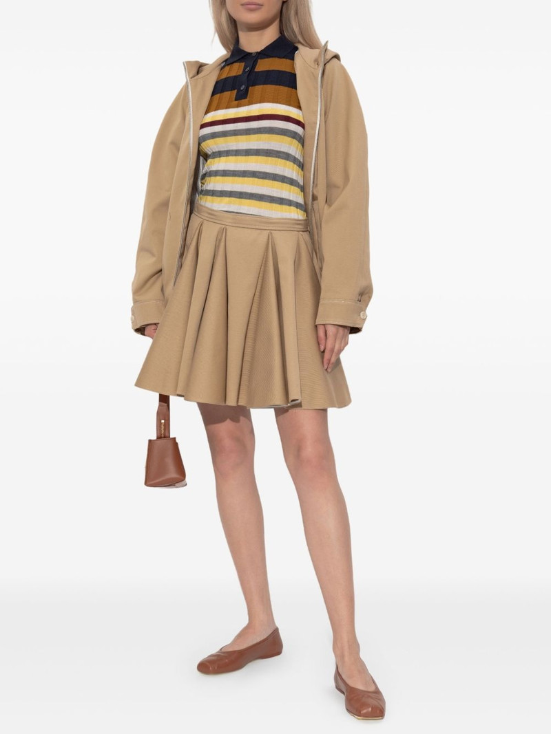 Marni pleated flared skirt outlook
