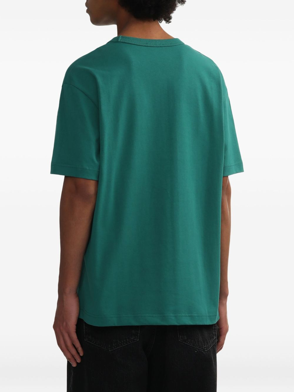 logo-embroidered T-shirt - 5