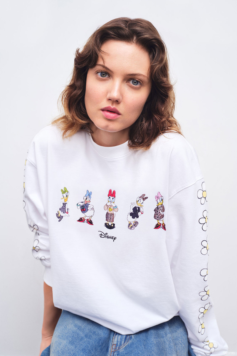 GANNI GANNI X DISNEY DAISY DUCK WHITE LONG SLEEVE outlook