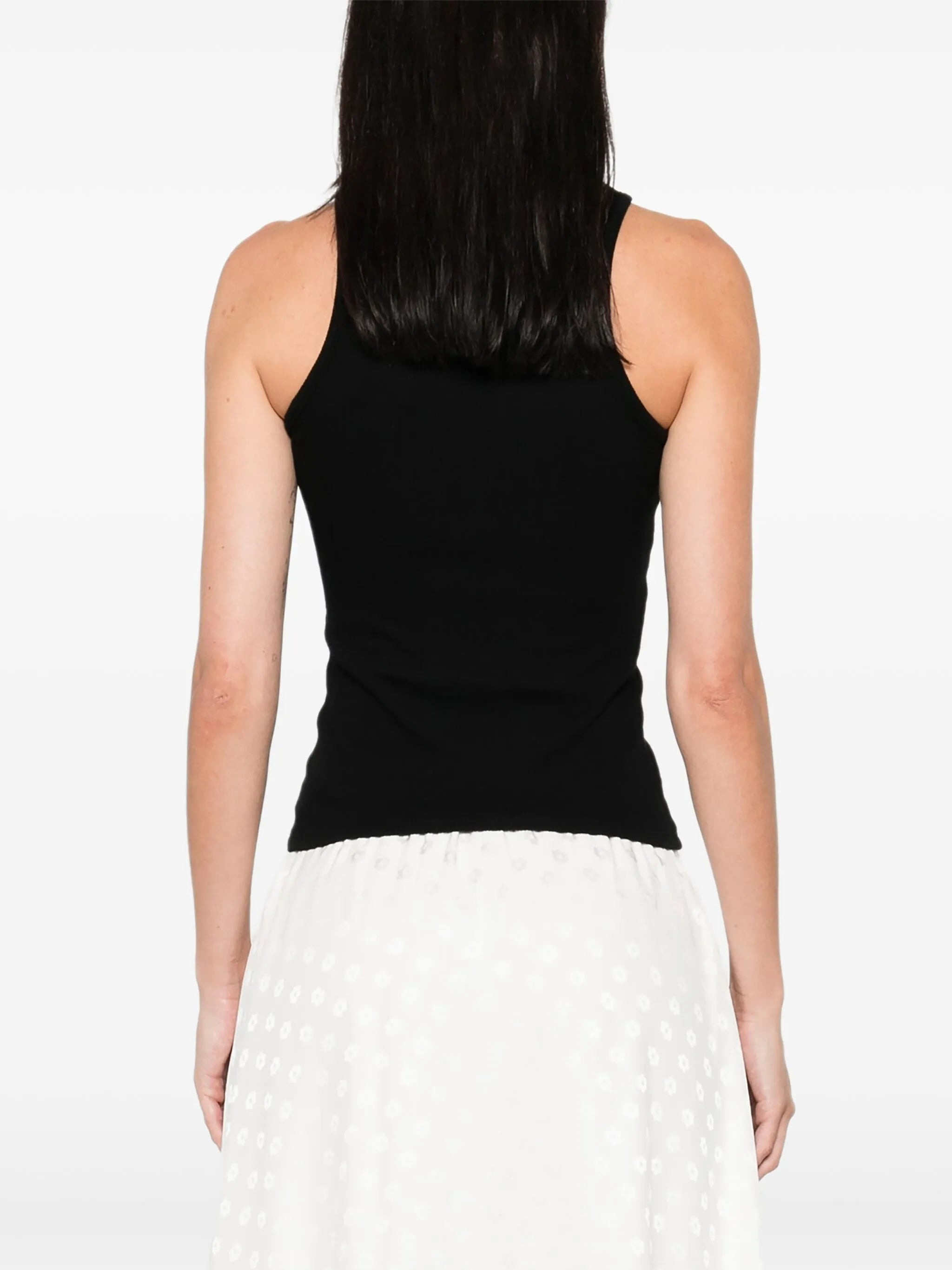 Vivienne Westwood 90s Orb-embellished Ribbed Tank Top - 4
