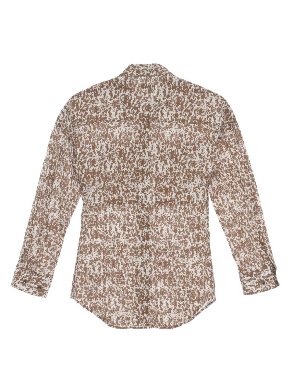 abstract-print cotton shirt - 6