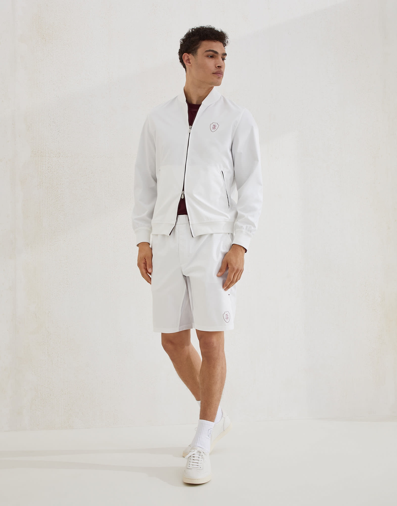 Nylon shorts with logo - 4