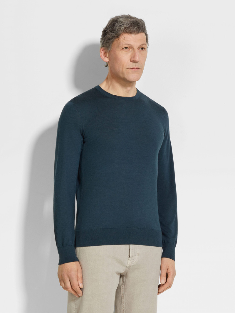 DARK TEAL BLUE MÉLANGE CASHSETA 카드 4