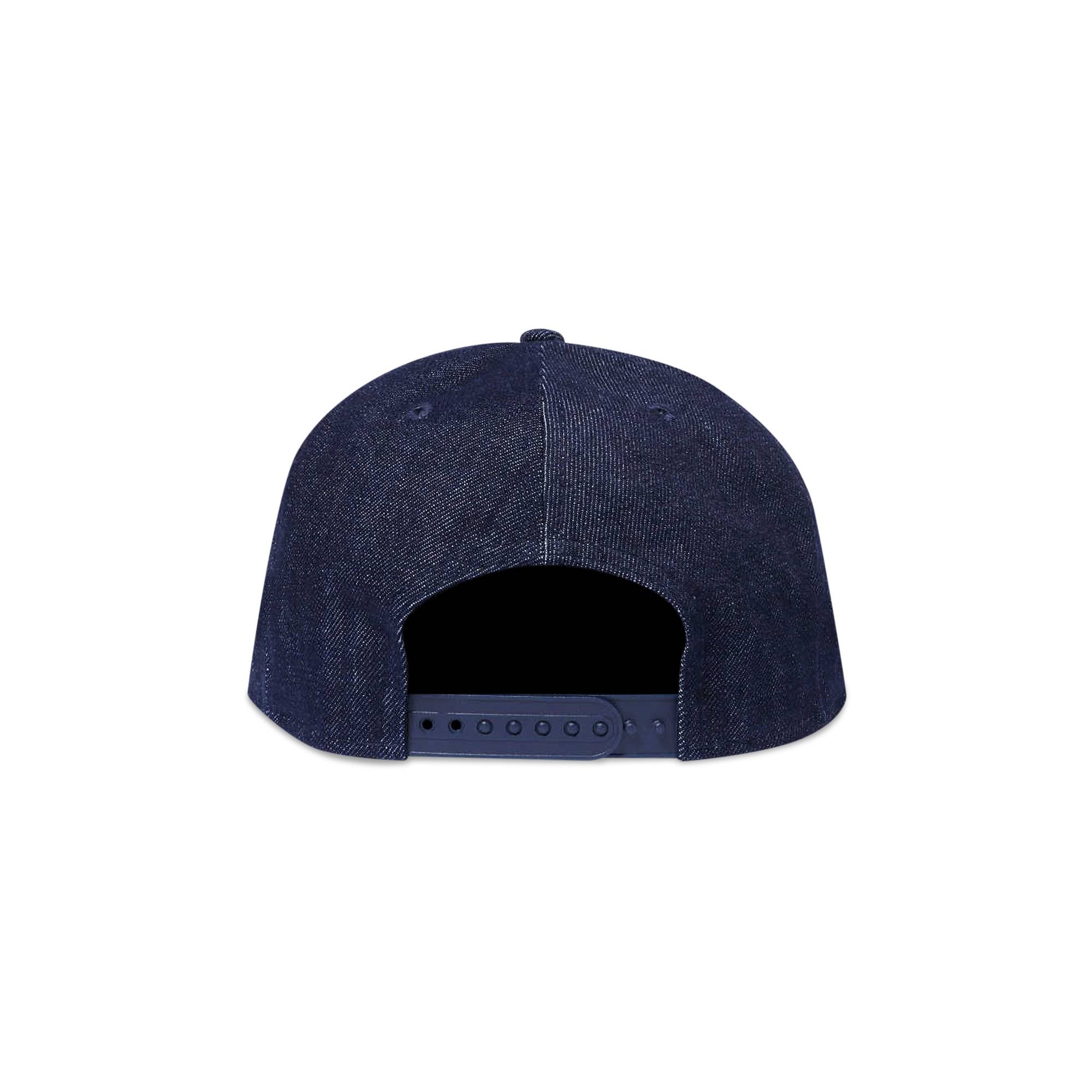 BAPE x New Era Leather Patch 9FIFTY Snapback Cap 'Navy/Indigo' - 2