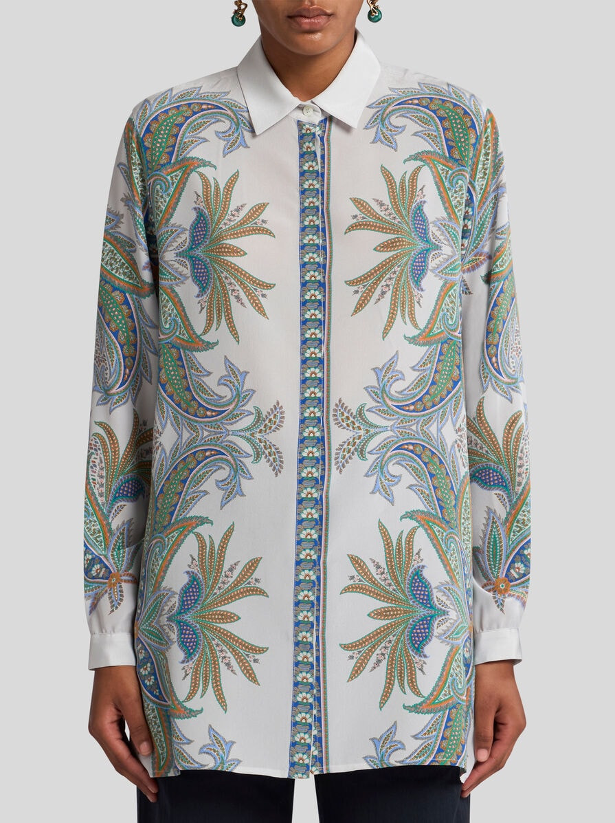 LONG SILK SHIRT - 2