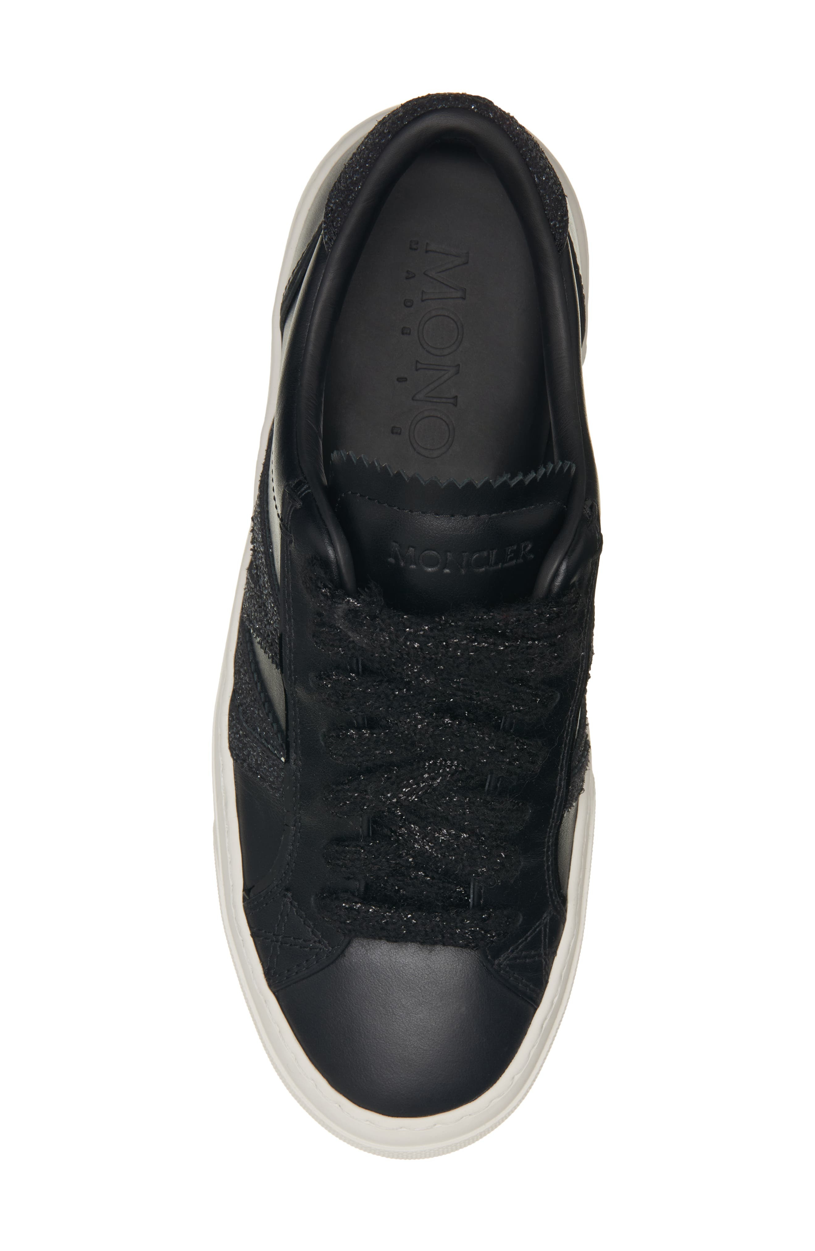 Moncler Monaco 2 Low Top Sneaker in Black at Nordstrom - 5