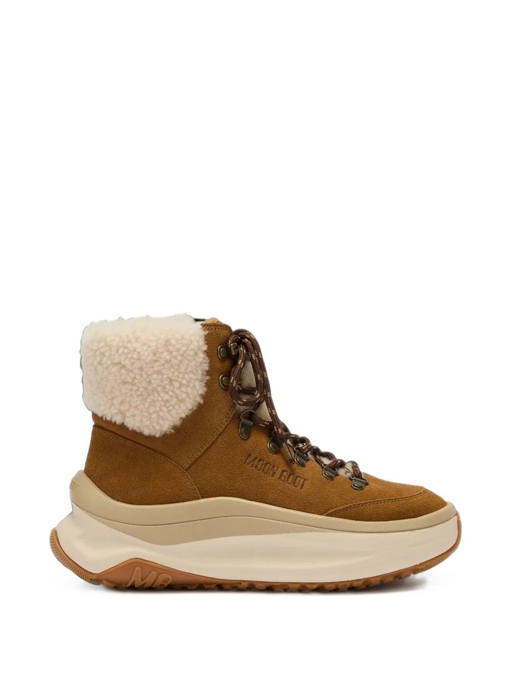 Moon247 City sherling mid brown sneakers - 1