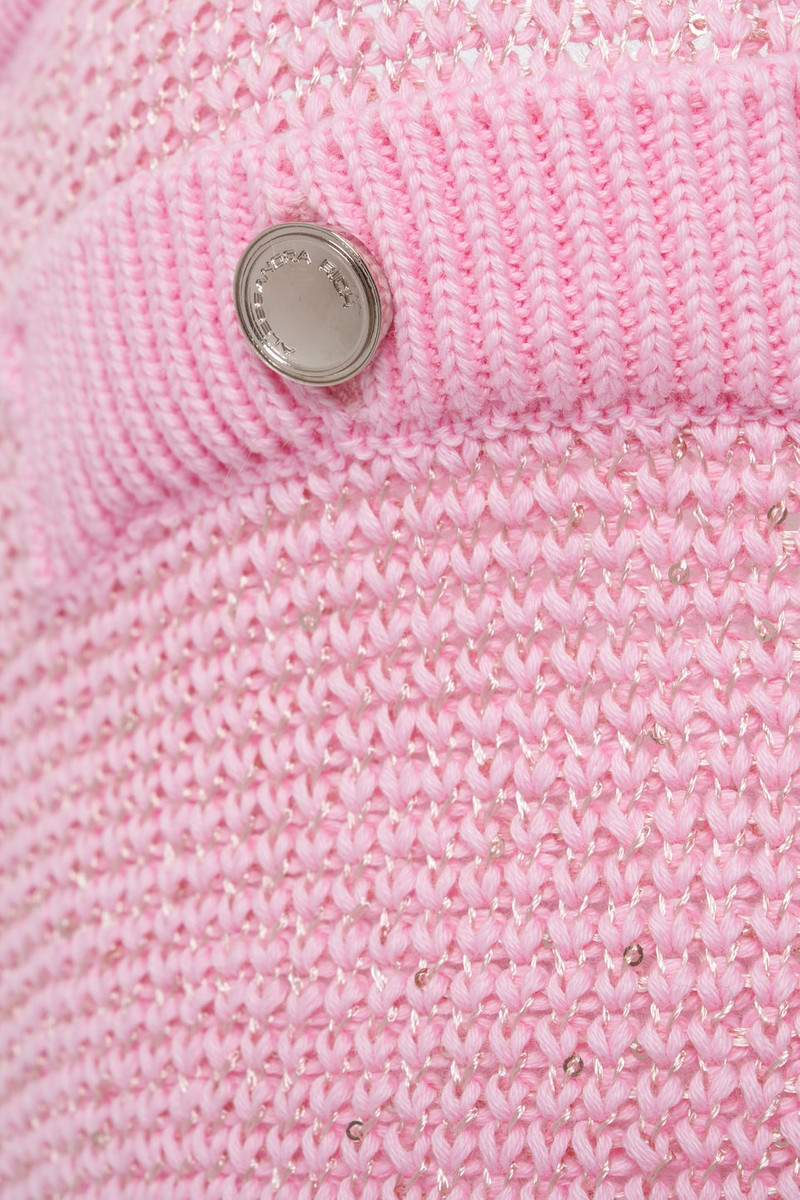 SEQUIN COTTON BLEND KNITTED BRALET 3