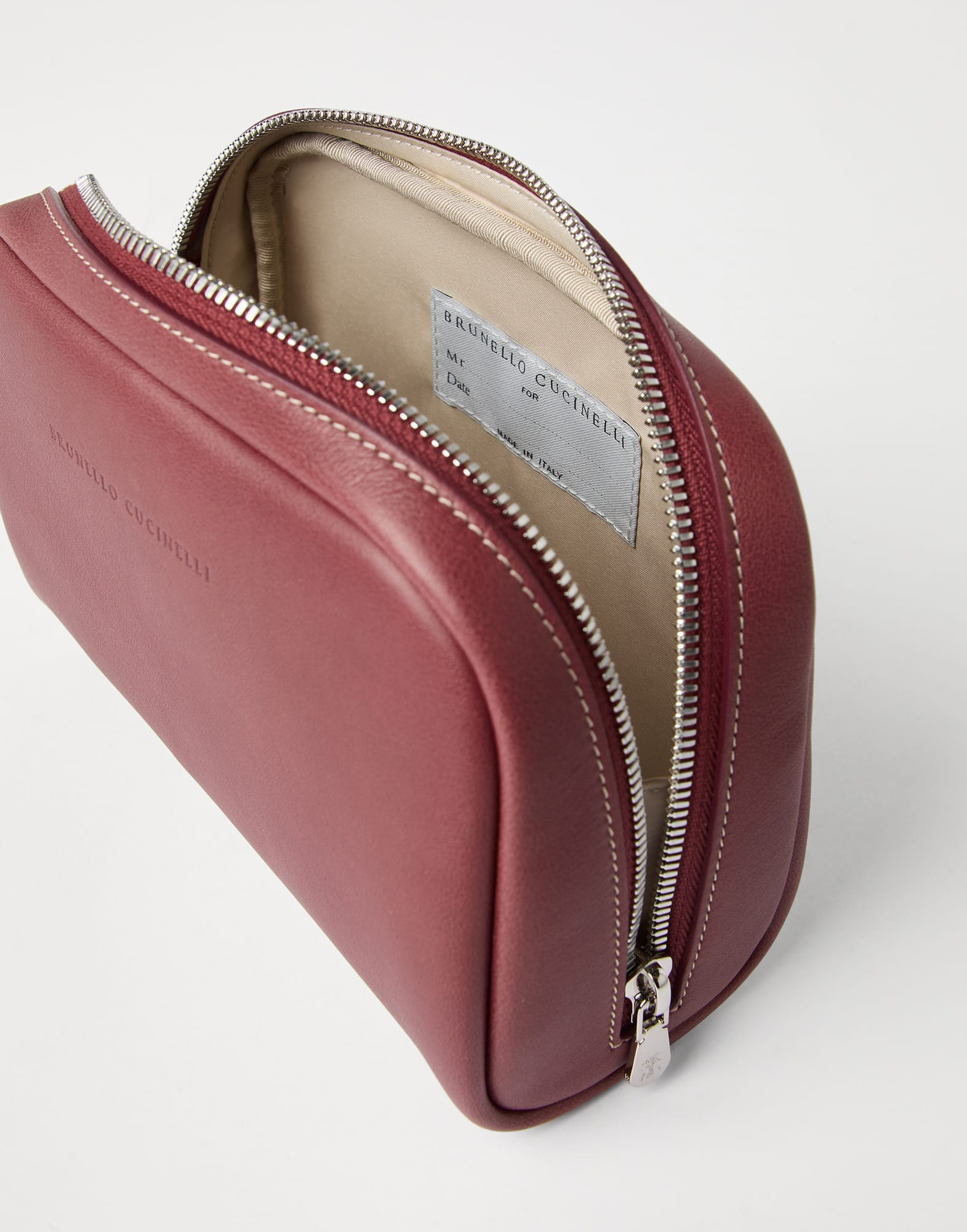 Calfskin slim beauty case - 3