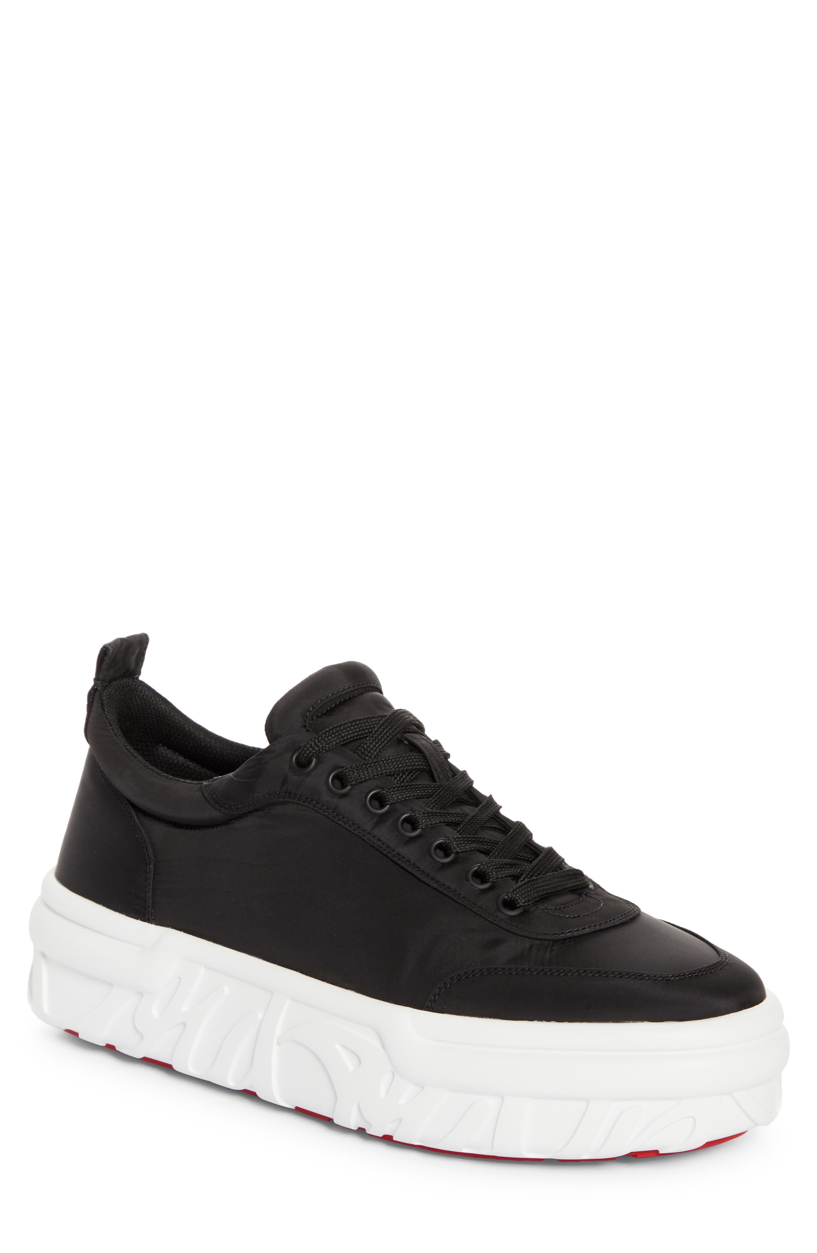 Christian Louboutin Choukario Platform Sneaker in Black at Nordstrom - 1