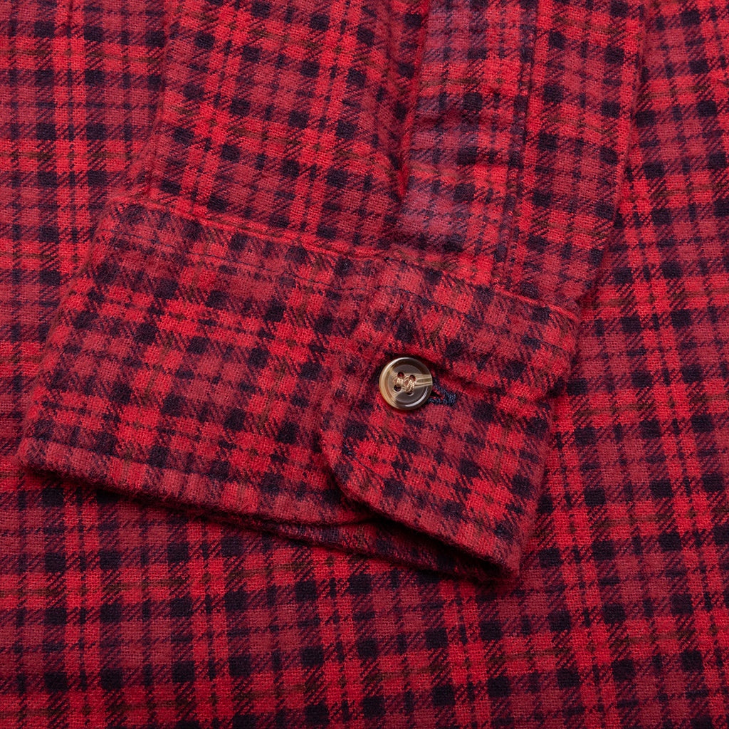 RIBBON OVER DYE FLANNEL SHIRT - ASSORTED - 5