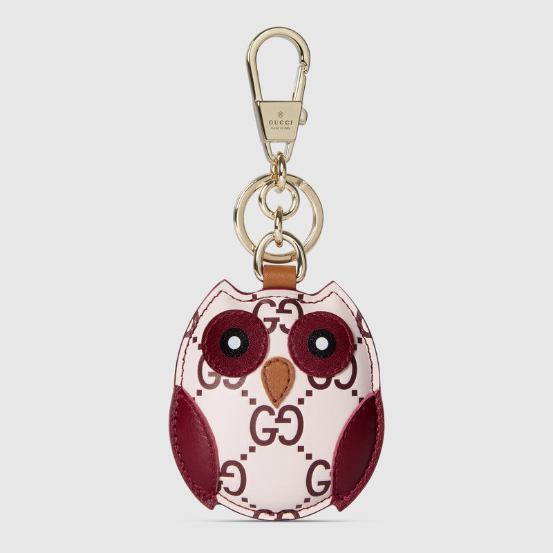 Owl-shaped bag charm 1