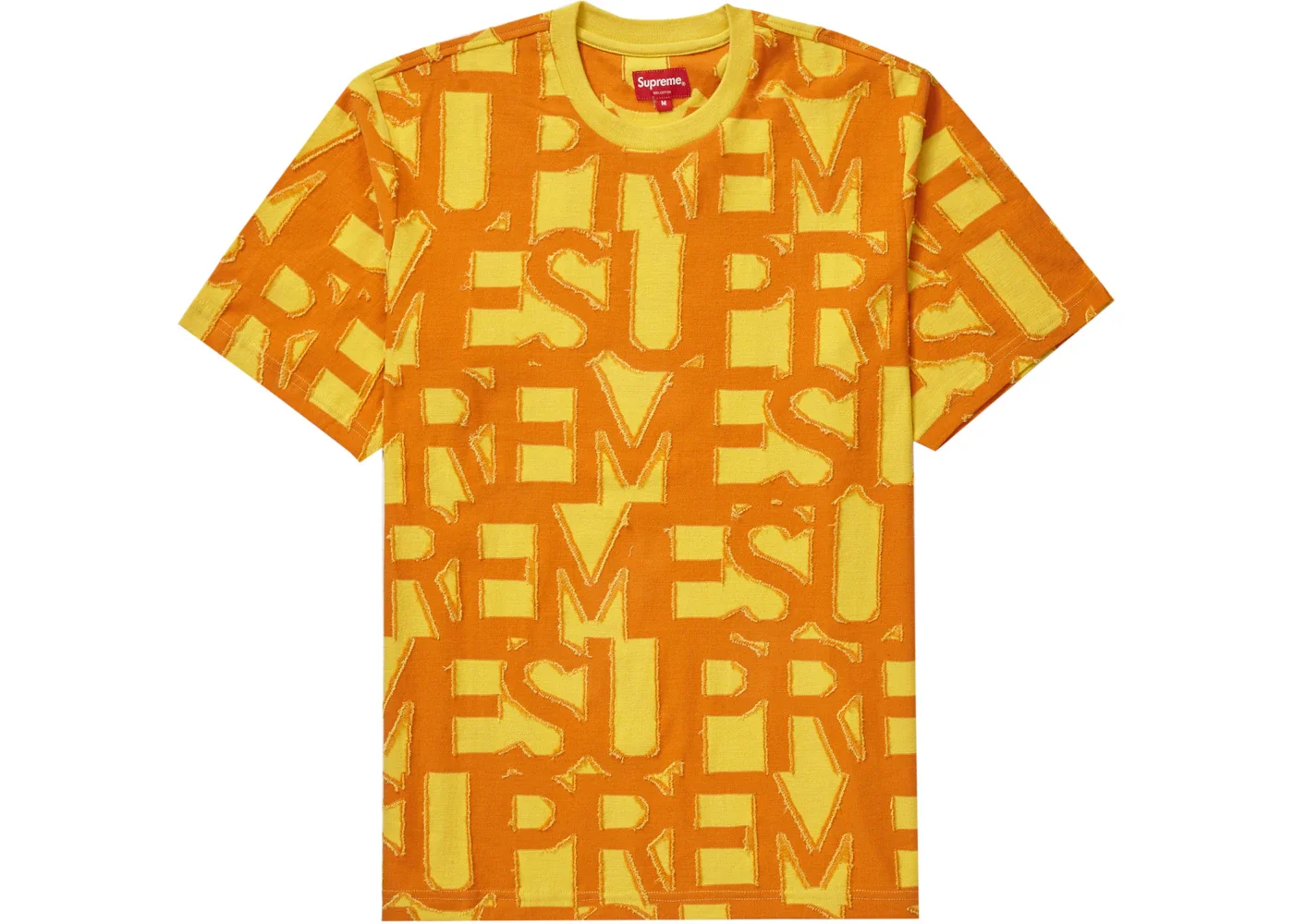Supreme Spellout S/S Top Yellow - 1