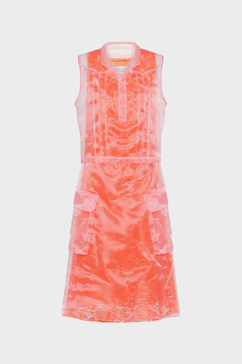 Sheer tea dress 1