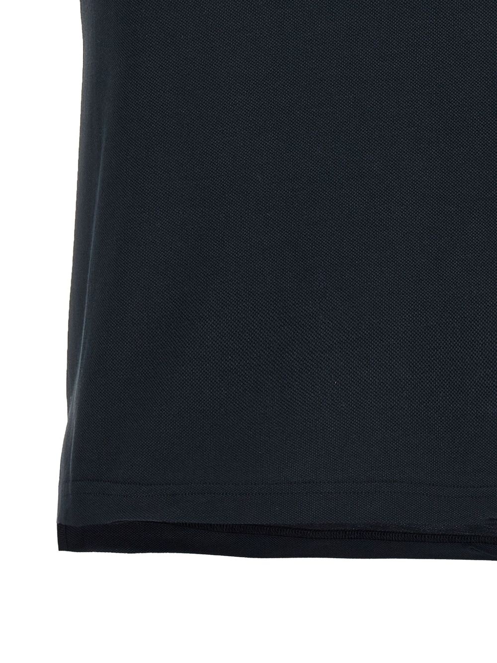 logo-embroidered polo top - 3