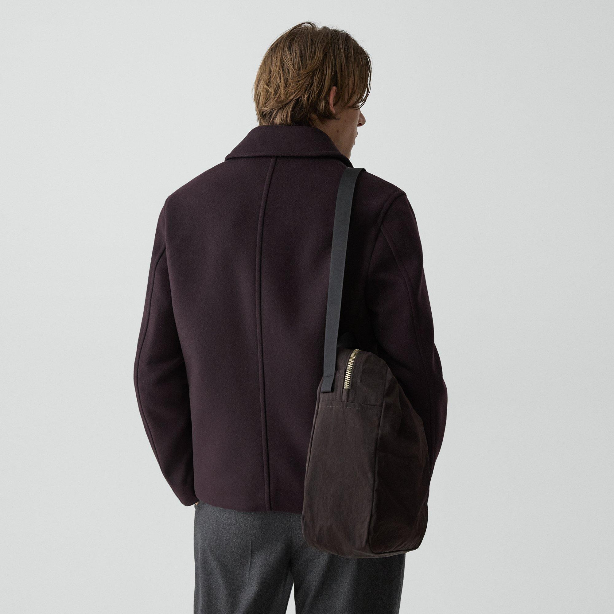 Peacoat in Plush Melton - 4