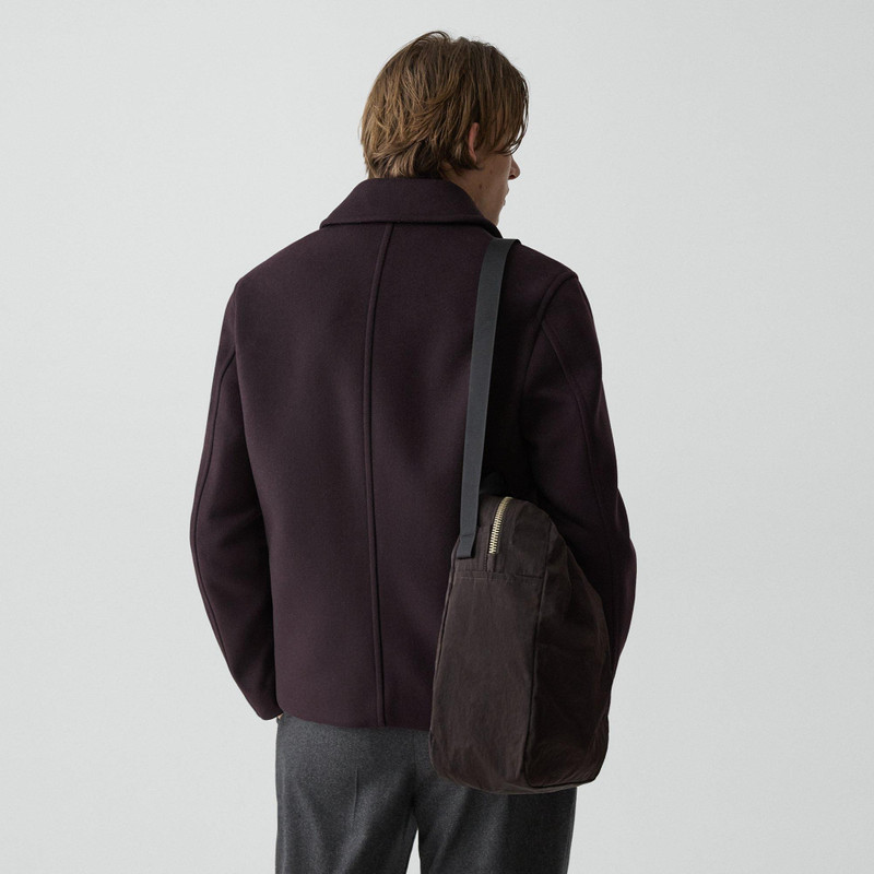 Peacoat in Plush Melton 4