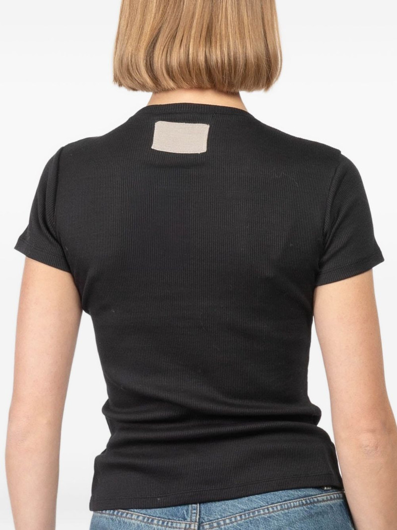 crew-neck ribbed T-shirt 4
