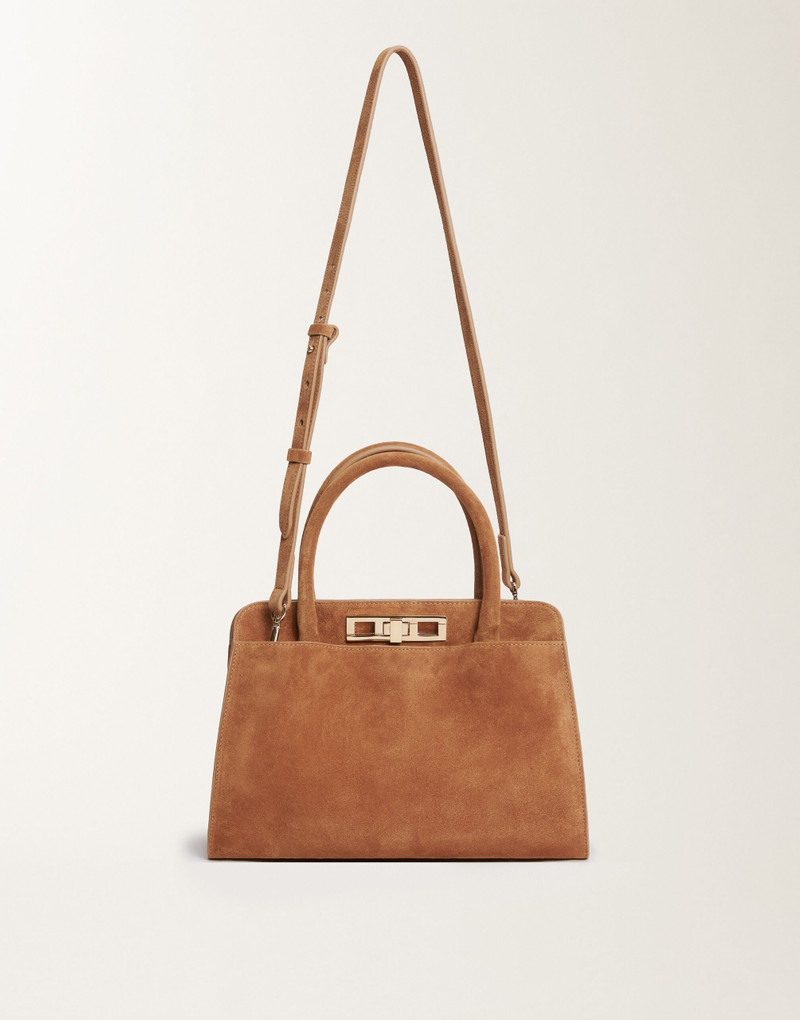 Medium suede handbag 1
