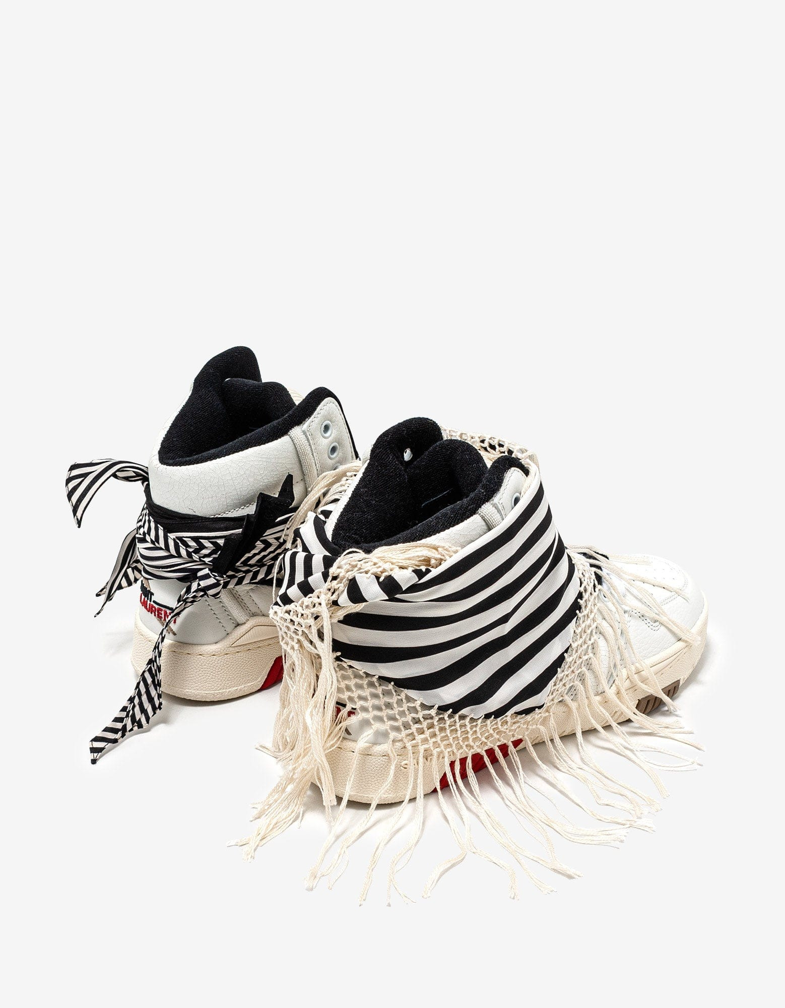 Saint Laurent Smith Bandana High Top Trainers - 5